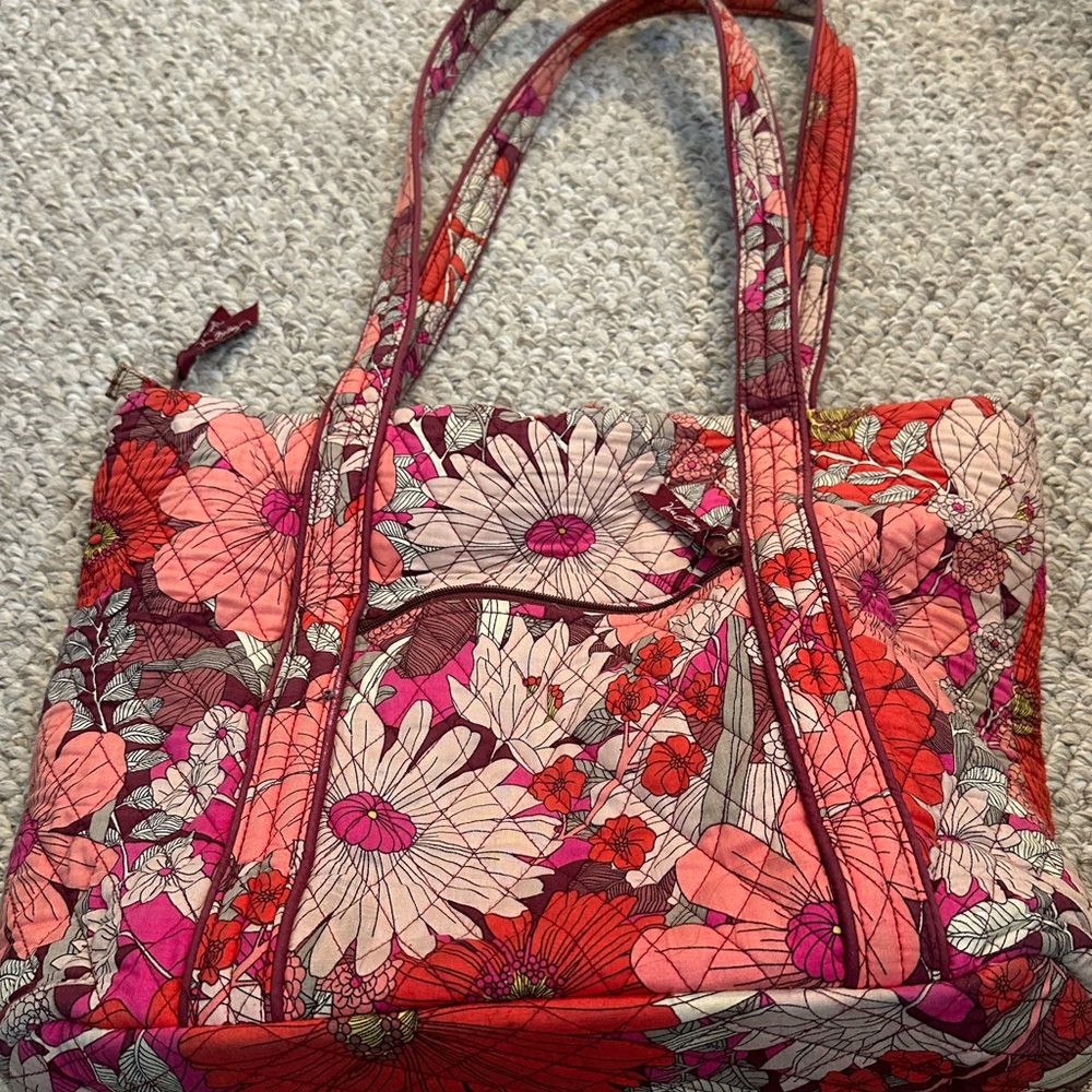 Floral Pink Tote Bag